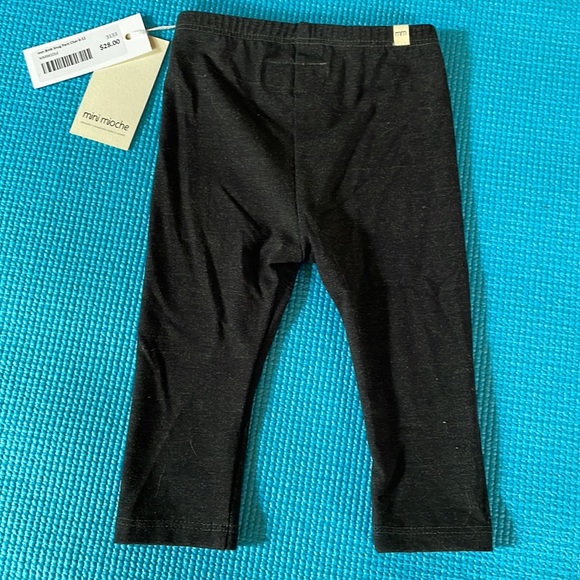 2/$20 NWT MINI MIOCHE 6-12 months pants baby boy or girl black ethically made - Picture 4 of 5